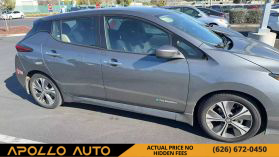 2018 NISSAN LEAF HATCHBACK AC ELECTRIC MOTOR SV HATCHBACK 4D