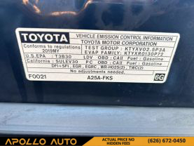 2019 TOYOTA CAMRY SEDAN 4-CYL, 2.5 LITER SE SEDAN 4D