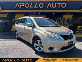 2011 TOYOTA SIENNA VAN V6, 3.5 LITER LE MINIVAN 4D
