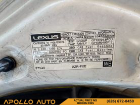 2016 LEXUS CT HATCHBACK 4-CYL, HYBRID, 1.8 LITER CT 200H HATCHBACK 4D