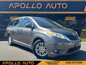 2012 TOYOTA SIENNA VAN V6, 3.5 LITER XLE MINIVAN 4D