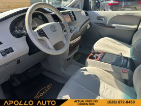 2012 TOYOTA SIENNA VAN V6, 3.5 LITER XLE MINIVAN 4D