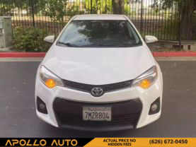 2016 TOYOTA COROLLA SEDAN 4-CYL, 1.8 LITER S SEDAN 4D