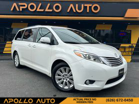 2016 TOYOTA SIENNA VAN V6, 3.5 LITER LIMITED MINIVAN 4D