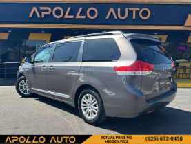2012 TOYOTA SIENNA VAN V6, 3.5 LITER XLE MINIVAN 4D