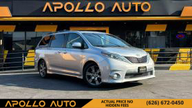2015 TOYOTA SIENNA VAN V6, 3.5 LITER SE MINIVAN 4D