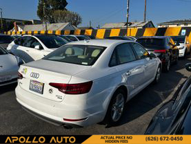 2017 AUDI A4 SEDAN 4-CYL, TURBO, 2.0 LITER ULTRA PREMIUM SEDAN 4D