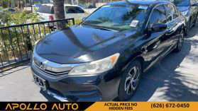 2016 HONDA ACCORD SEDAN 4-CYL, PZEV, 2.4 LITER LX SEDAN 4D