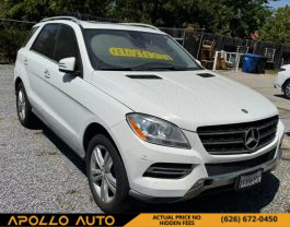 2014 MERCEDES-BENZ M-CLASS SUV V6, 3.5 LITER ML 350 SPORT UTILITY 4D
