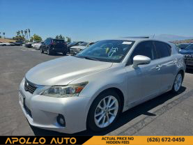 2012 LEXUS CT HATCHBACK 4-CYL, HYBRID, 1.8 LITER CT 200H PREMIUM HATCHBACK 4D