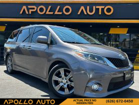 2016 TOYOTA SIENNA VAN V6, 3.5 LITER SE MINIVAN 4D