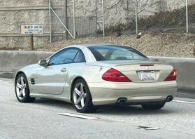 2003 MERCEDES-BENZ SL-CLASS CONVERTIBLE V8, 5.0 LITER SL 500 ROADSTER 2D