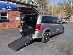 2017 DODGE GRAND CARAVAN PASSENGER VAN V6, FLEX FUEL, 3.6 LITER GT MINIVAN 4D
