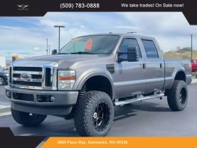 2009 FORD F250 SUPER DUTY CREW CAB PICKUP V8, TURBO DSL 6.4L LARIAT PICKUP 4D 6 3/4 FT - The Auto Lot