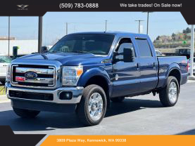 2012 FORD F250 SUPER DUTY CREW CAB PICKUP V8, TURBO DIESEL, 6.7L LARIAT PICKUP 4D 6 3/4 FT - The Auto Lot