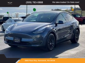 2021 TESLA MODEL Y SUV DUAL AC ELECTRIC MOTORS LONG RANGE SPORT UTILITY 4D - The Auto Lot