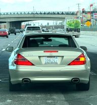 2003 MERCEDES-BENZ SL-CLASS CONVERTIBLE V8, 5.0 LITER SL 500 ROADSTER 2D