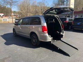 2017 DODGE GRAND CARAVAN PASSENGER VAN V6, FLEX FUEL, 3.6 LITER GT MINIVAN 4D