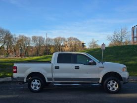2008 FORD F150 SUPERCREW CAB PICKUP V8, FLEX FUEL, 5.4 LITER LARIAT PICKUP 4D 6 1/2 FT