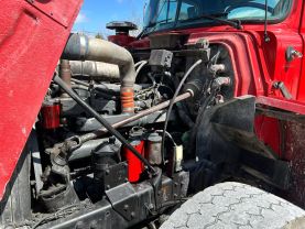 1999 MACK RB6885 DUMP DUMP TRUCK 400E7 QUAD AXLE at T&T Repairables - used car dealership in Spencer, Indiana.