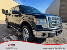 2010 FORD F150 SUPERCREW CAB PICKUP V8, FLEX FUEL, 5.4 LITER LARIAT PICKUP 4D 5 1/2 FT