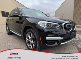 2021 BMW X3 SUV 4-CYL, TURBO, 2.0 LITER XDRIVE30I SPORT UTILITY 4D