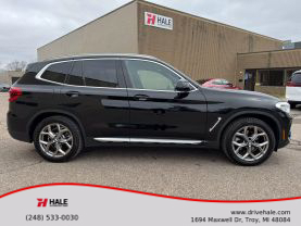 2021 BMW X3 SUV 4-CYL, TURBO, 2.0 LITER XDRIVE30I SPORT UTILITY 4D