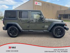 2015 JEEP WRANGLER SUV V6, 3.6 LITER UNLIMITED SPORT SUV 4D