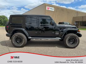 2019 JEEP WRANGLER UNLIMITED SUV 4-CYL, TURBO, 2.0 LITER SAHARA SPORT UTILITY 4D