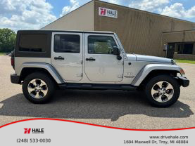 2016 JEEP WRANGLER SUV V6, 3.6 LITER UNLIMITED SAHARA SPORT UTILITY 4D