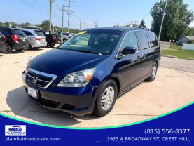 2007 HONDA ODYSSEY VAN V6, VTEC, 3.5 LITER EX-L MINIVAN 4D