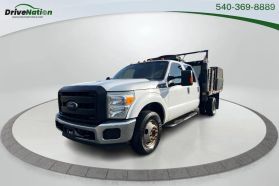 2015 FORD F350 SUPER DUTY CREW CAB & CHASSIS CAB CHASSIS V8, FLEX FUEL, 6.2 LITER XL CAB & CHASSIS 4D