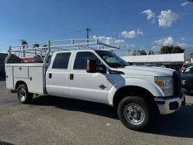 2015 FORD F350 SUPER DUTY CREW CAB PICKUP V8, TURBO DIESEL, 6.7L XL PICKUP 4D 8 FT
