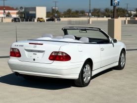 2000 MERCEDES-BENZ CLK-CLASS CONVERTIBLE V6, 3.2 LITER CLK 320 CABRIOLET 2D