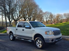 2008 FORD F150 SUPERCREW CAB PICKUP V8, FLEX FUEL, 5.4 LITER LARIAT PICKUP 4D 6 1/2 FT