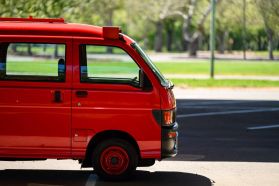 1998 DAIHATSU HIJET DECK VAN TRUCK EF-GS FIRE TRUCK