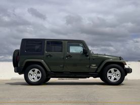 2007 JEEP WRANGLER SUV V6, 3.8 LITER UNLIMITED SAHARA SPORT UTILITY 4D