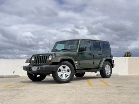 2007 JEEP WRANGLER SUV V6, 3.8 LITER UNLIMITED SAHARA SPORT UTILITY 4D