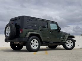 2007 JEEP WRANGLER SUV V6, 3.8 LITER UNLIMITED SAHARA SPORT UTILITY 4D