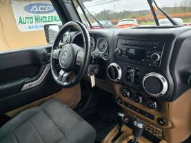 2011 JEEP WRANGLER SUV V6, 3.8 LITER UNLIMITED SAHARA SPORT UTILITY 4D