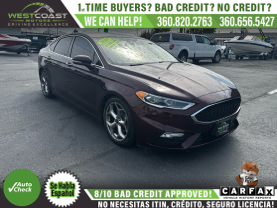 2017 FORD FUSION SEDAN V6, ECOBOOST, TT, 2.7L SPORT SEDAN 4D