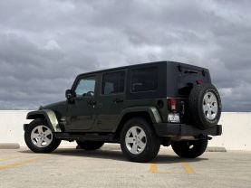 2007 JEEP WRANGLER SUV V6, 3.8 LITER UNLIMITED SAHARA SPORT UTILITY 4D