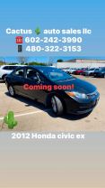 2012 HONDA CIVIC SEDAN 4-CYL, VTEC, 1.8 LITER EX SEDAN 4D