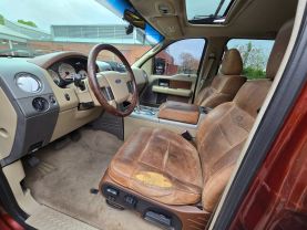 2007 FORD F150 SUPERCREW CAB PICKUP V8, FLEX FUEL, 5.4 LITER KING RANCH PICKUP 4D 5 1/2 FT