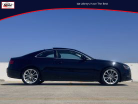 2013 AUDI A5 COUPE 4-CYL, TURBO, 2.0 LITER 2.0T PREMIUM PLUS COUPE 2D
