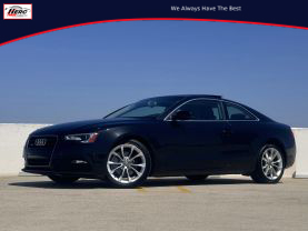 2013 AUDI A5 COUPE 4-CYL, TURBO, 2.0 LITER 2.0T PREMIUM PLUS COUPE 2D