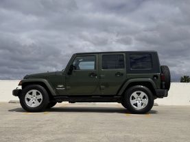 2007 JEEP WRANGLER SUV V6, 3.8 LITER UNLIMITED SAHARA SPORT UTILITY 4D