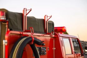 1991 NISSAN ATLAS TRUCK TD27 FIRE TRUCK