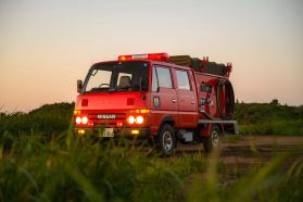 1991 NISSAN ATLAS TRUCK TD27 FIRE TRUCK