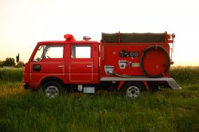 1991 NISSAN ATLAS TRUCK TD27 FIRE TRUCK